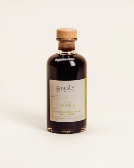 Italienisches Shoyu aus Linsen und Emmer